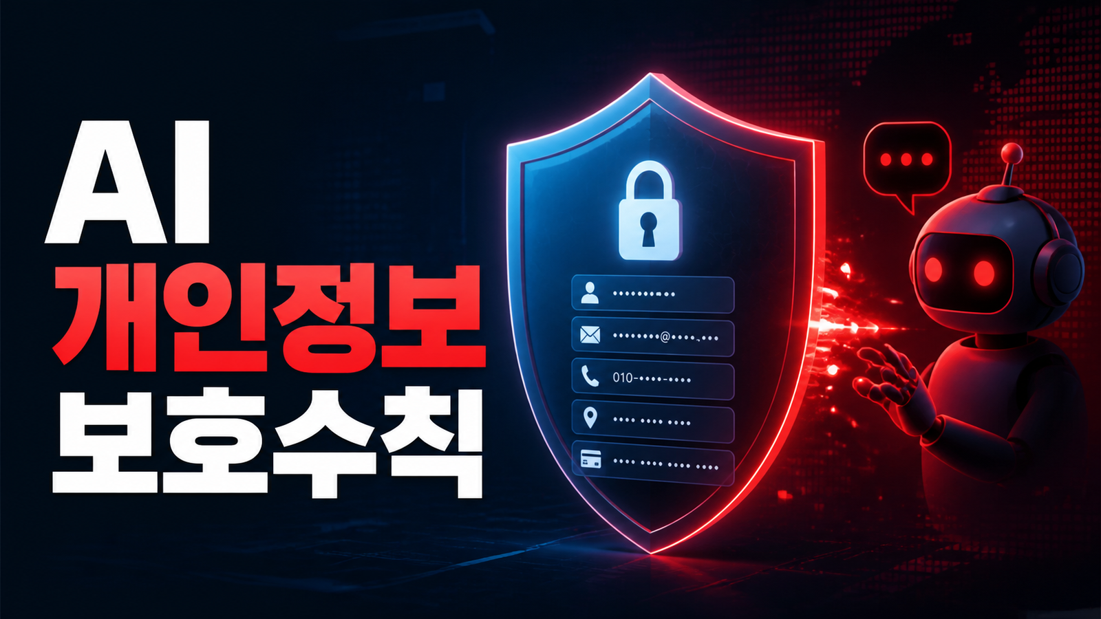 AI 사용할 때 개인정보를 지키는 핵심 수칙