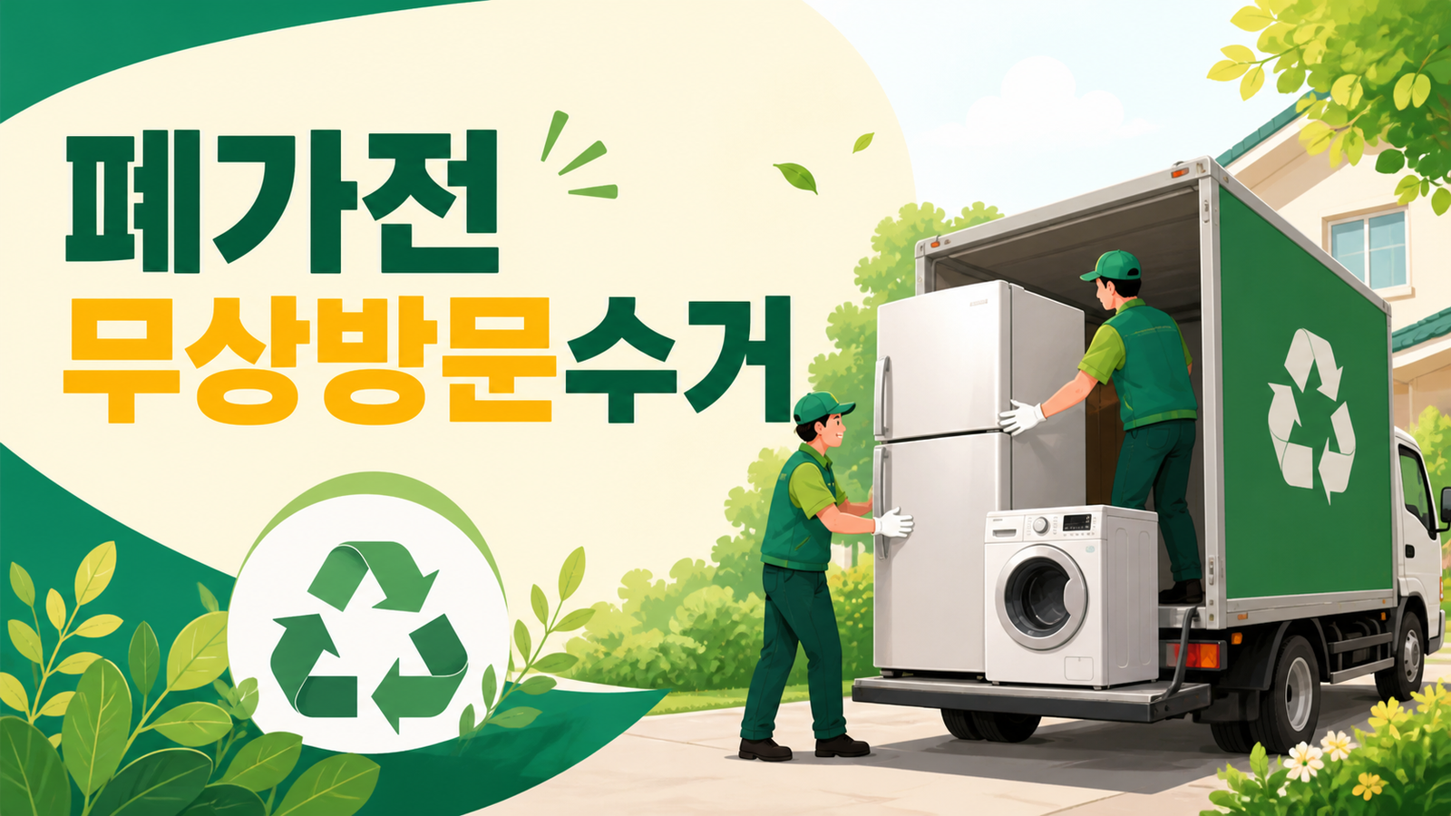 폐가전 무상방문수거 신청방법과 품목