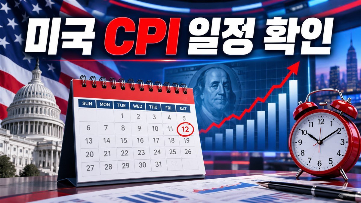 2026 미국 CPI 발표일정 확인방법 (한국시간·시장 변동 주의)