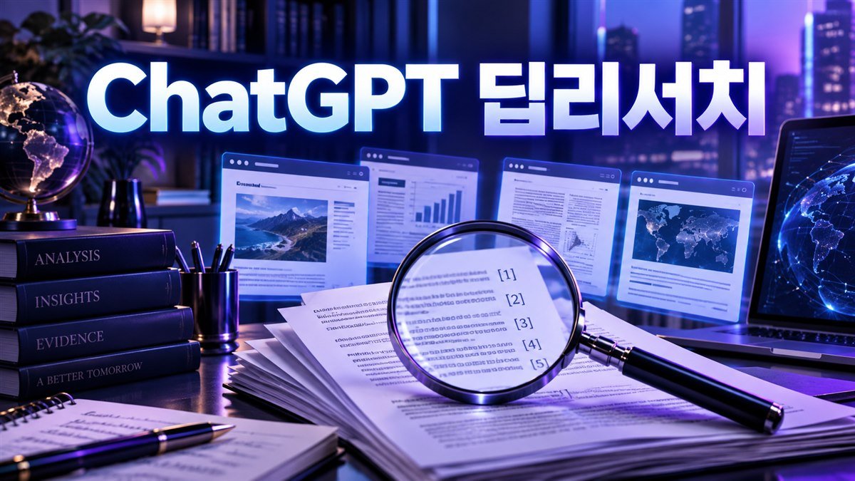 ChatGPT 딥리서치 사용법 (출처 지정·보고서 검증·다운로드)