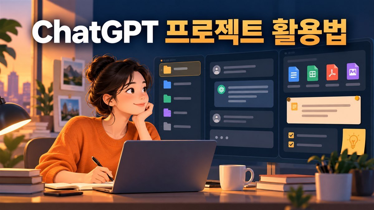 ChatGPT 프로젝트 활용법 (파일·지침·대화 한곳에 정리)