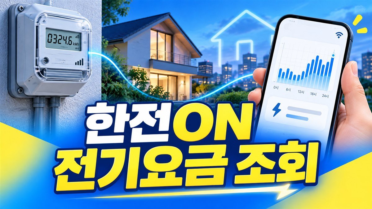 한전ON 전기요금 실시간 조회방법 (고객번호·사용량·예상요금)