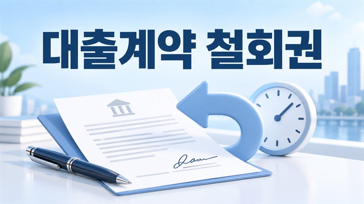 대출계약 철회권 신청방법 (기한·반환비용·신용정보)