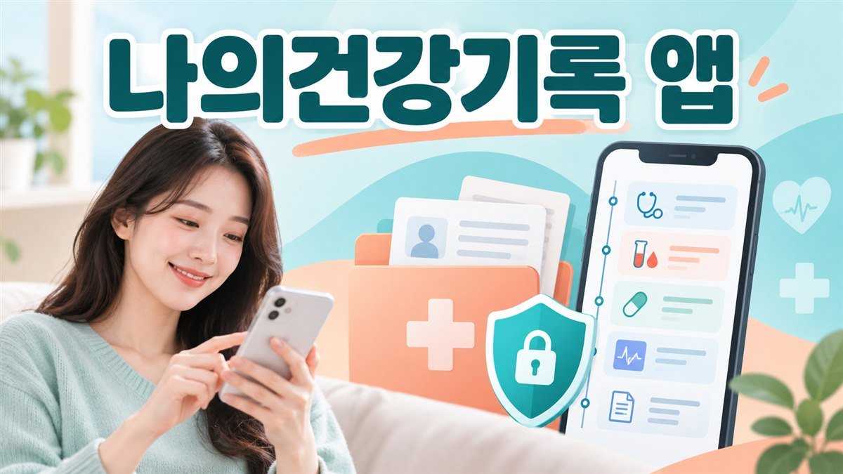 나의건강기록 앱 사용법 (투약·검사·건강검진 기록 조회)