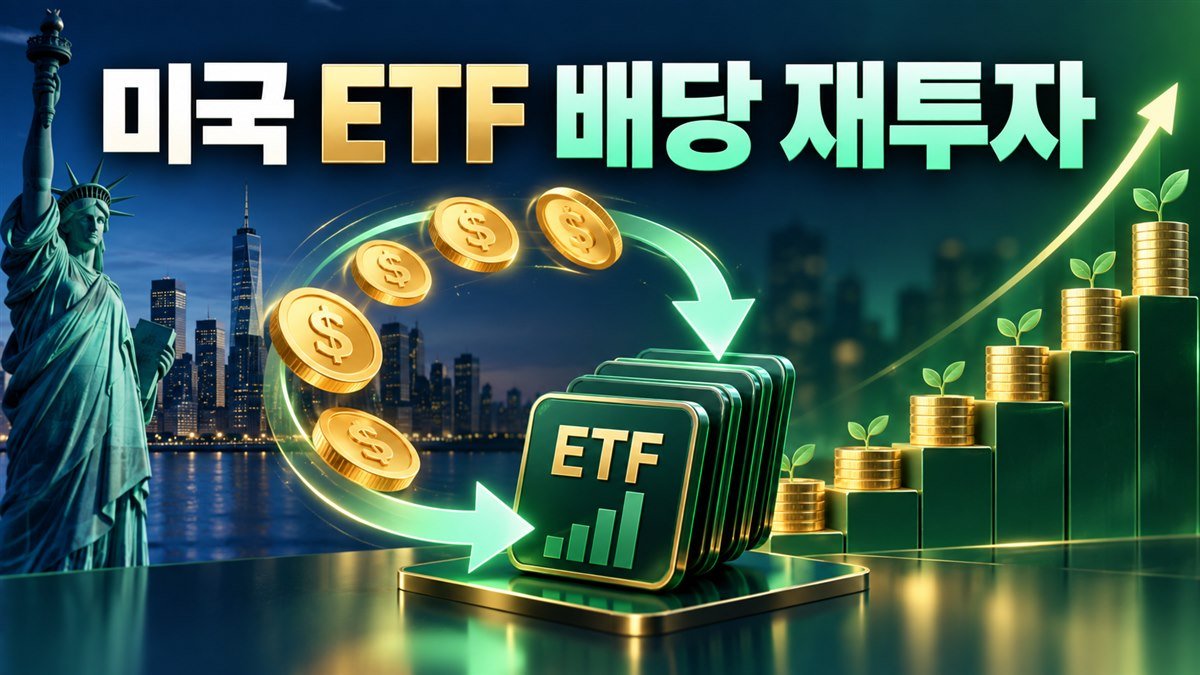 미국 ETF 배당 재투자 전 확인할 5가지 (세금·수수료·DRIP)