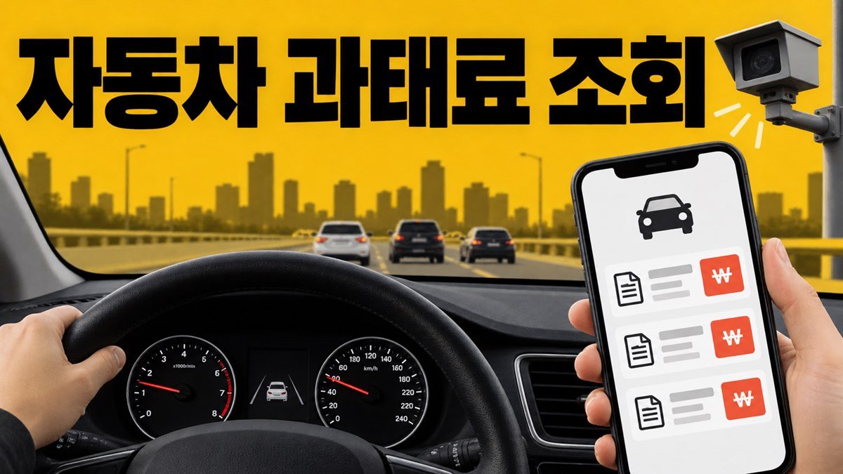 자동차 과태료 조회·납부 방법 (교통민원24 이파인)